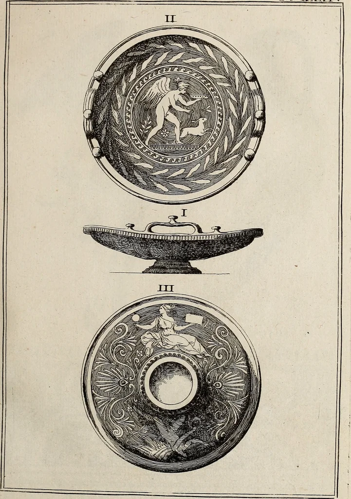 An illustration from Recueil d'antiquités égyptiennes, étrusques, greques et romaines, 1752, leaf 228