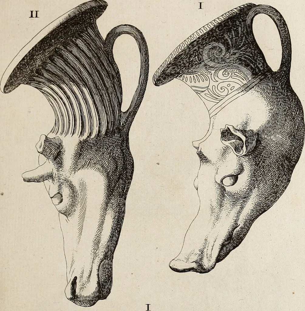 An illustration from Recueil d'antiquités égyptiennes, étrusques, greques et romaines, 1752, leaf 230