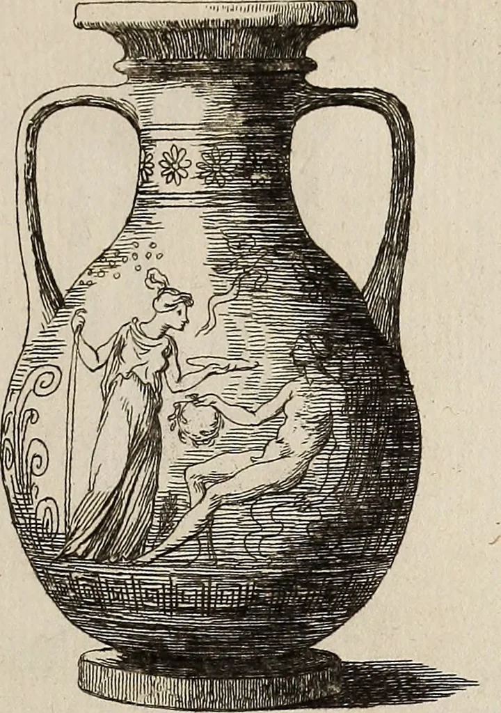 An illustration from Recueil d'antiquités égyptiennes, étrusques, greques et romaines, 1752, leaf 236