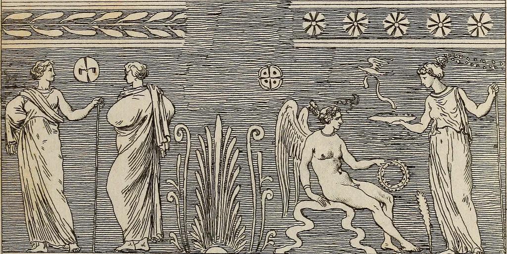 An illustration from Recueil d'antiquités égyptiennes, étrusques, greques et romaines, 1752, leaf 236