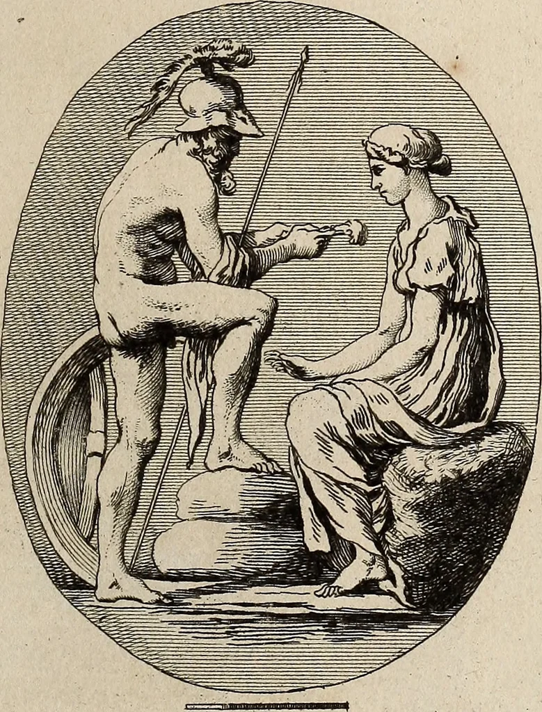 An illustration from Recueil d'antiquités égyptiennes, étrusques, greques et romaines, 1752, leaf 238