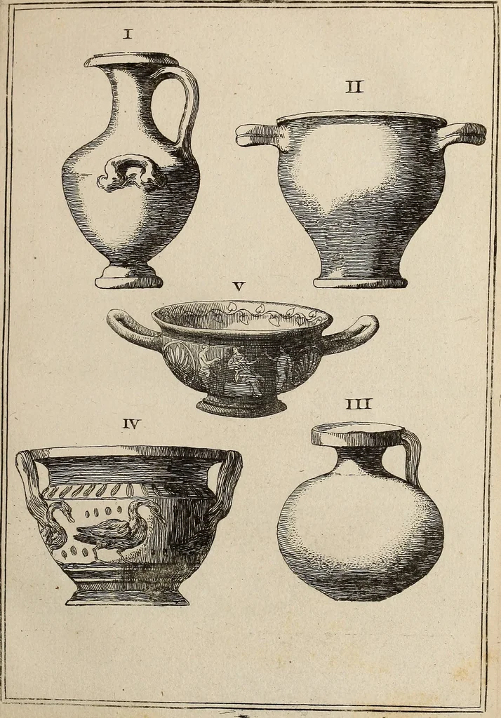 An illustration from Recueil d'antiquités égyptiennes, étrusques, greques et romaines, 1752, leaf 242
