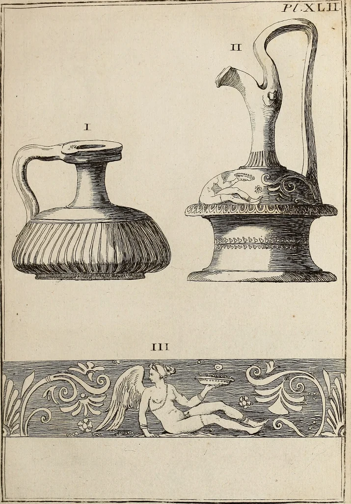 An illustration from Recueil d'antiquités égyptiennes, étrusques, greques et romaines, 1752, leaf 244