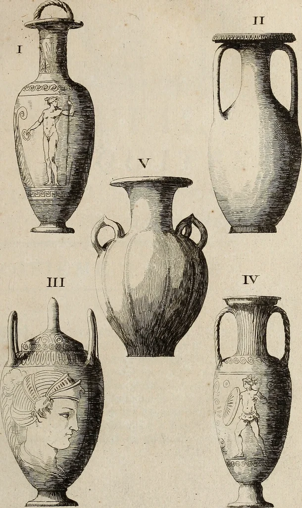 An illustration from Recueil d'antiquités égyptiennes, étrusques, greques et romaines, 1752, leaf 248