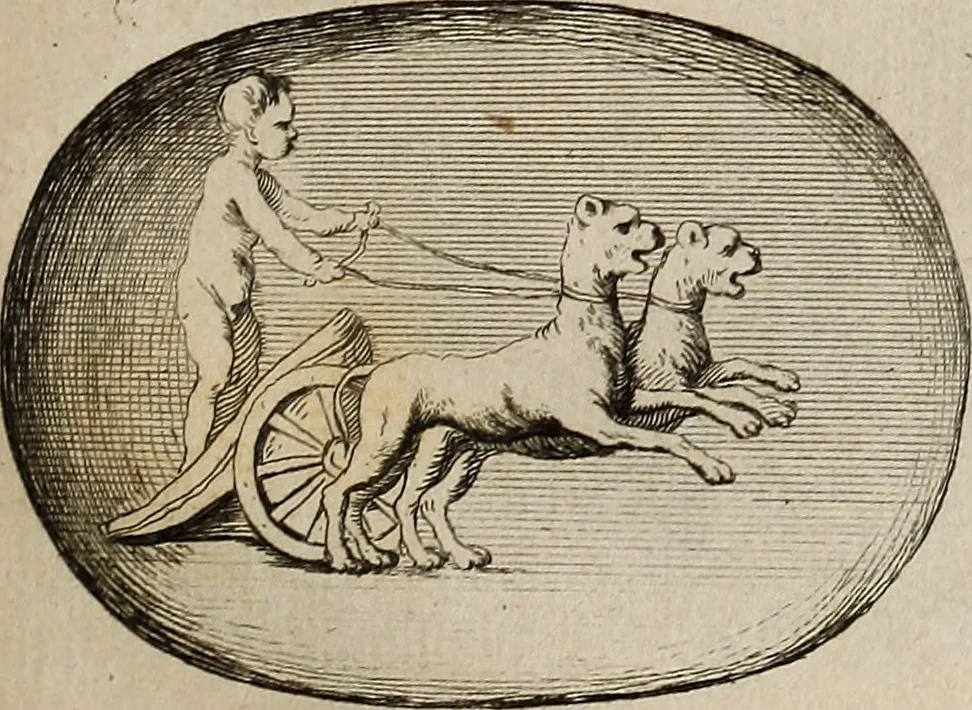 An illustration from Recueil d'antiquités égyptiennes, étrusques, greques et romaines, 1752, leaf 298