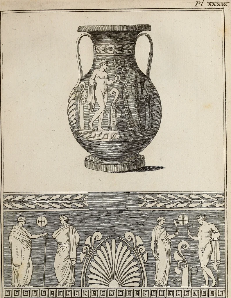 An illustration from Recueil d'antiquités égyptiennes, étrusques, greques et romaines, 1752, leaf 300