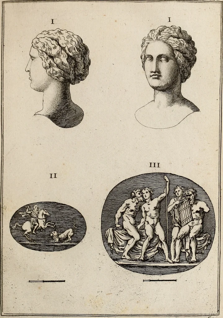 An illustration from Recueil d'antiquités égyptiennes, étrusques, greques et romaines, 1752, leaf 304