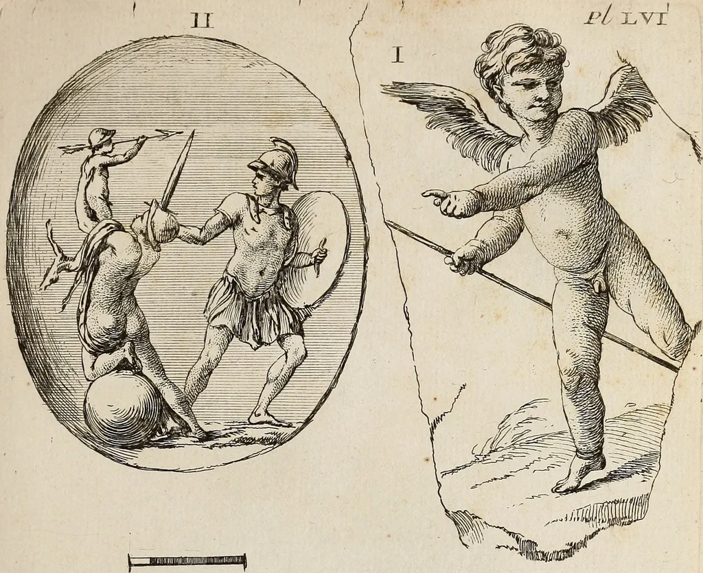 An illustration from Recueil d'antiquités égyptiennes, étrusques, greques et romaines, 1752, leaf 314