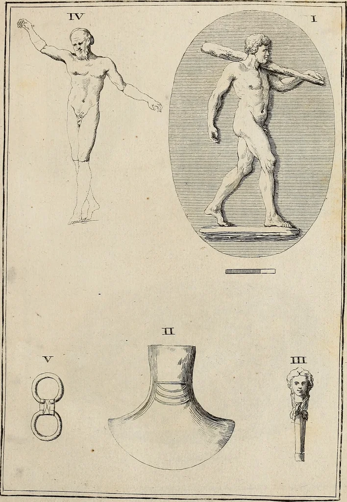 An illustration from Recueil d'antiquités égyptiennes, étrusques, greques et romaines, 1752, leaf 478