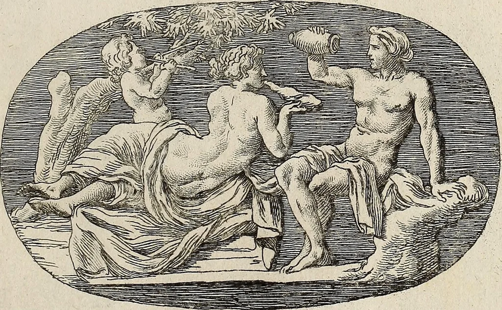 An illustration from Recueil d'antiquités égyptiennes, étrusques, greques et romaines, 1752, leaf 480
