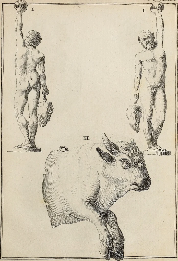 An illustration from Recueil d'antiquités égyptiennes, étrusques, greques et romaines, 1752, leaf 484