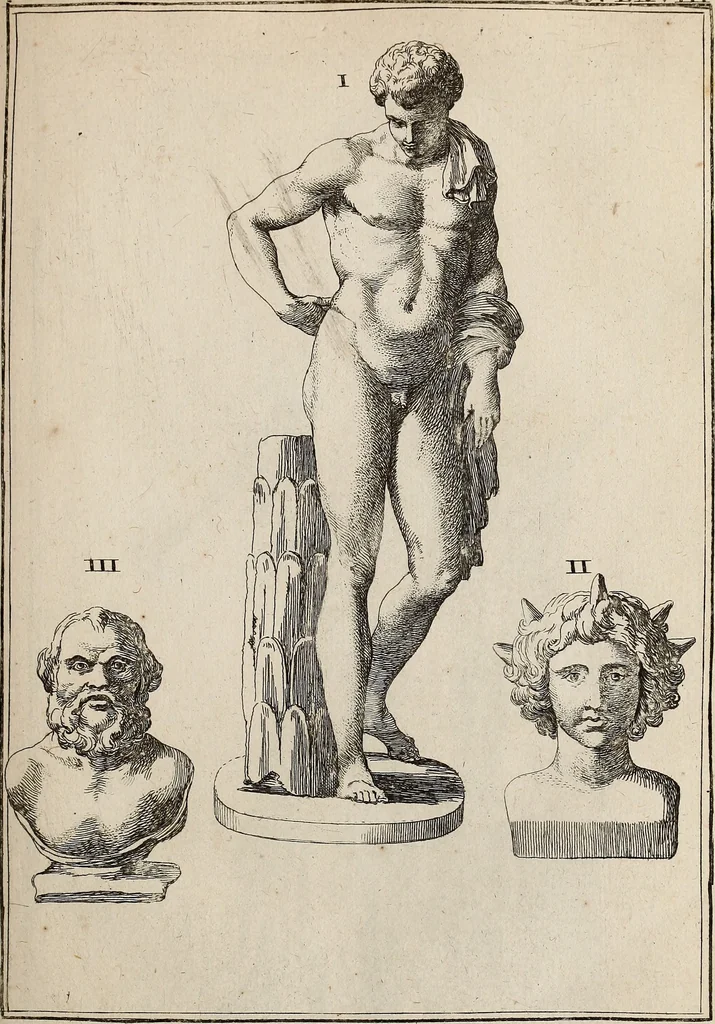 An illustration from Recueil d'antiquités égyptiennes, étrusques, greques et romaines, 1752, leaf 492