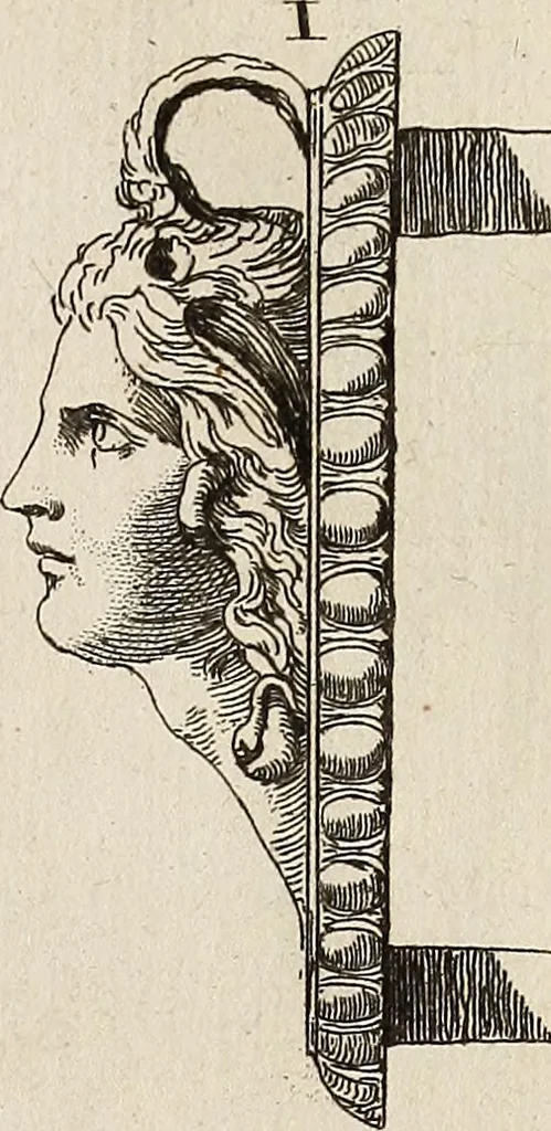 An illustration from Recueil d'antiquités égyptiennes, étrusques, greques et romaines, 1752, leaf 500