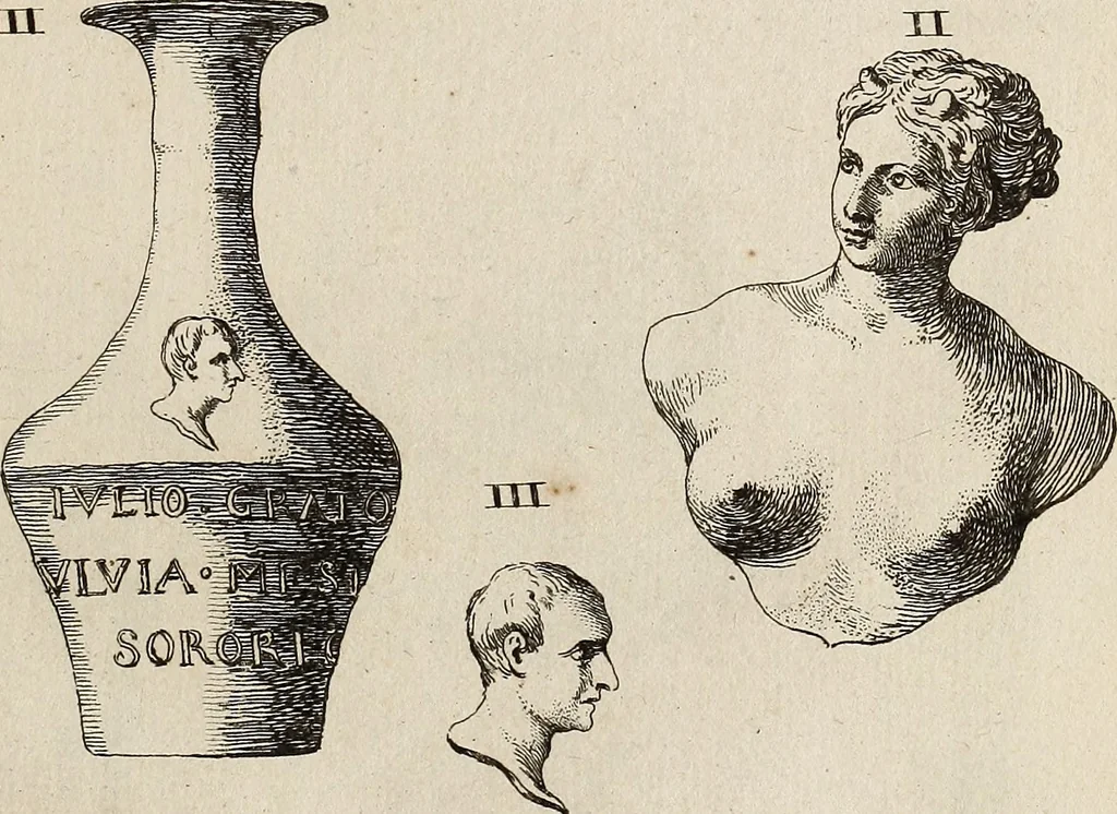 An illustration from Recueil d'antiquités égyptiennes, étrusques, greques et romaines, 1752, leaf 500