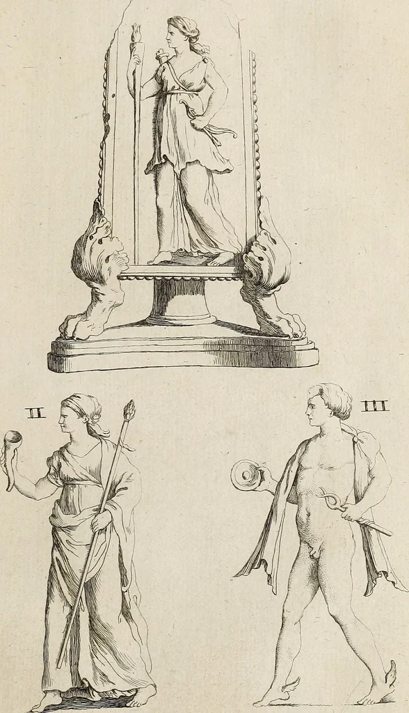 An illustration from Recueil d'antiquités égyptiennes, étrusques, greques et romaines, 1752, leaf 520