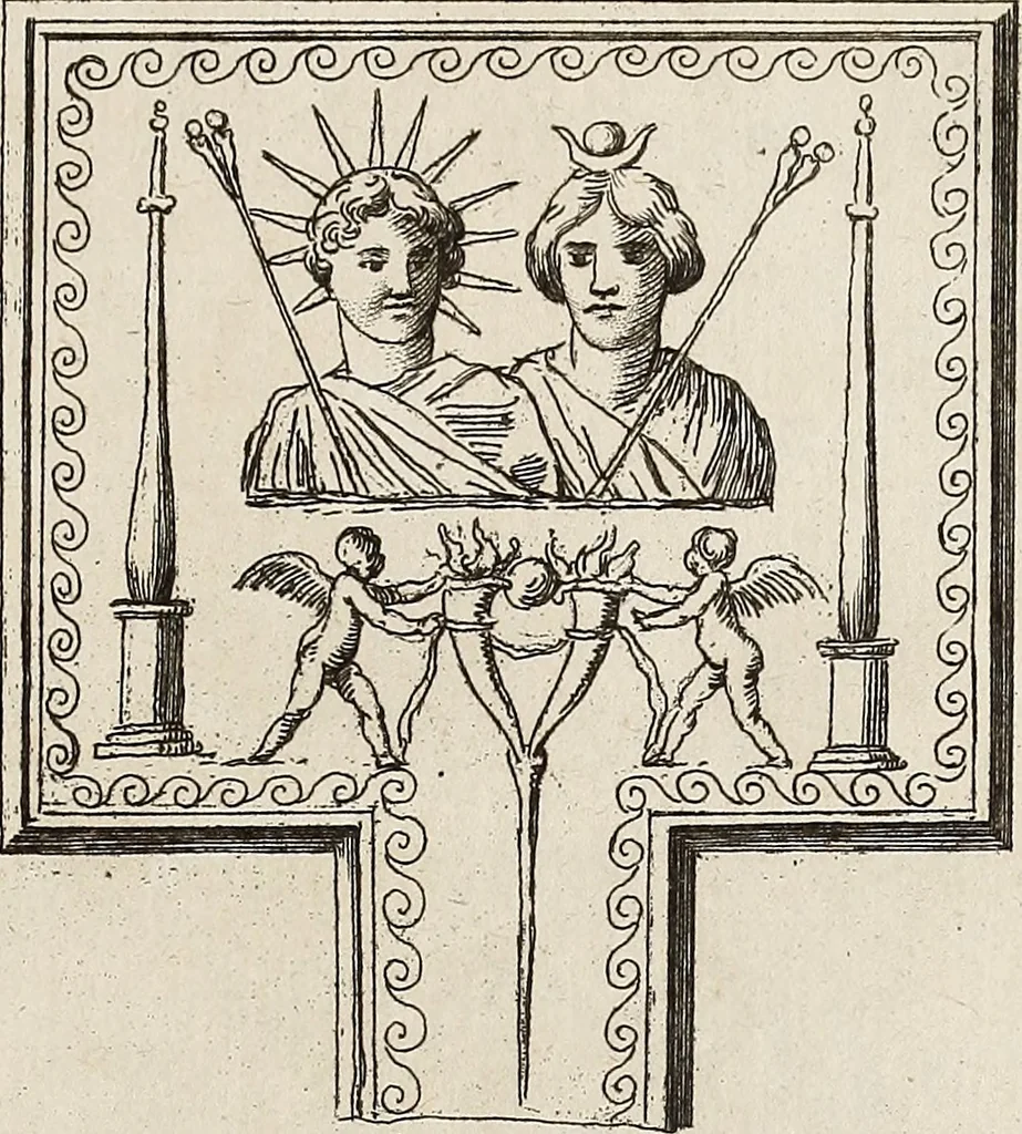 An illustration from Recueil d'antiquités égyptiennes, étrusques, greques et romaines, 1752, leaf 528
