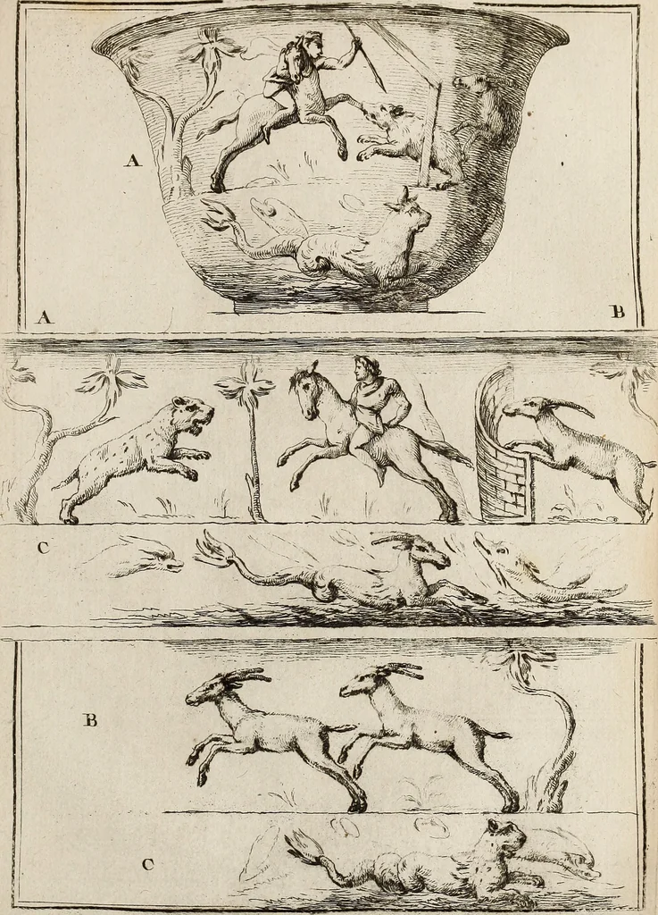 An illustration from Recueil d'antiquités égyptiennes, étrusques, greques et romaines, 1752, leaf 530