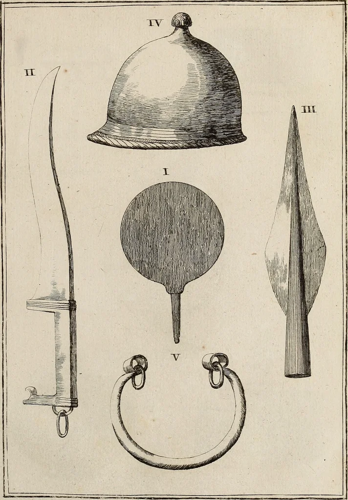 An illustration from Recueil d'antiquités égyptiennes, étrusques, greques et romaines, 1752, leaf 548