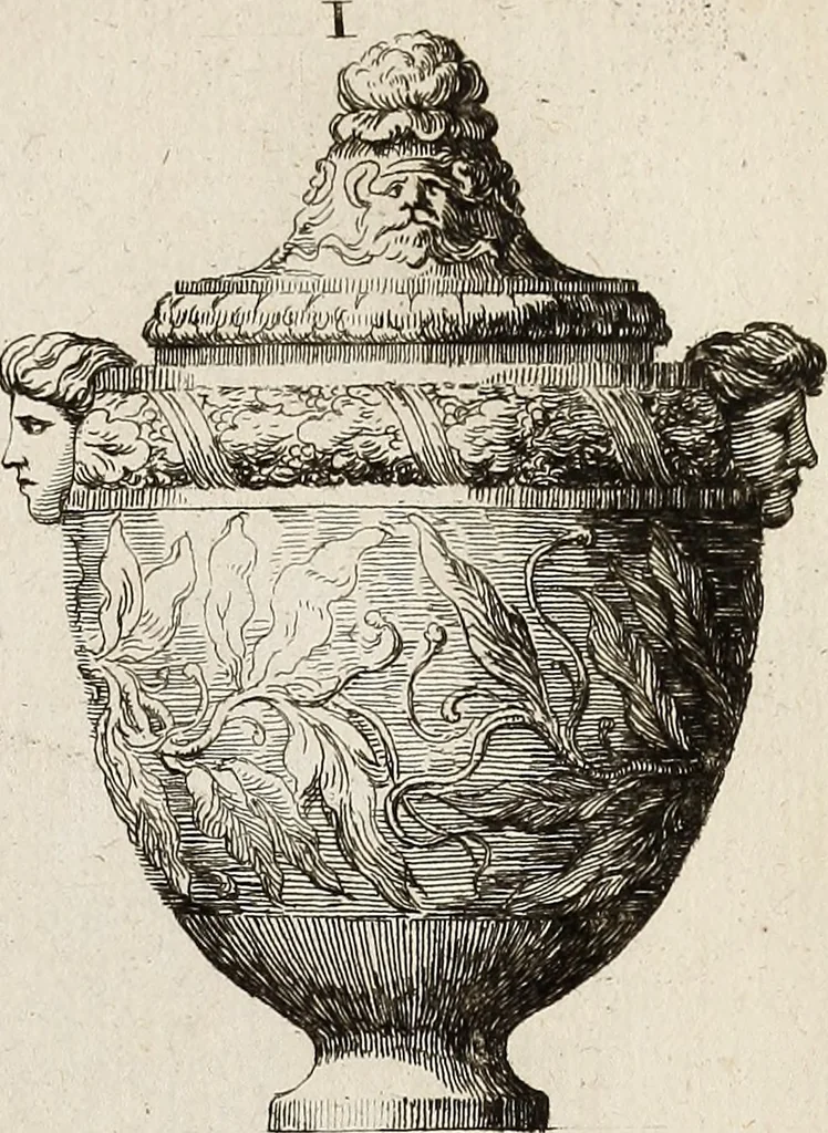 An illustration from Recueil d'antiquités égyptiennes, étrusques, greques et romaines, 1752, leaf 552