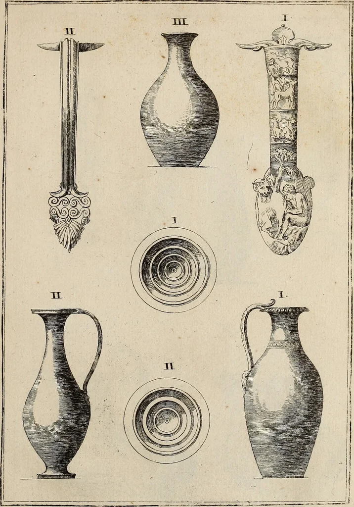 An illustration from Recueil d'antiquités égyptiennes, étrusques, greques et romaines, 1752, leaf 556