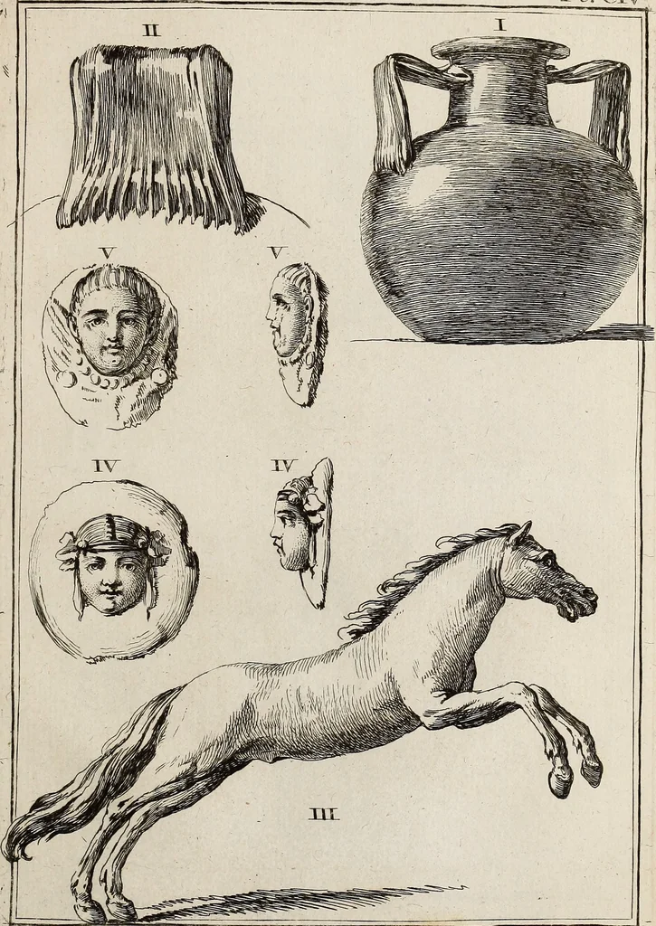 An illustration from Recueil d'antiquités égyptiennes, étrusques, greques et romaines, 1752, leaf 564