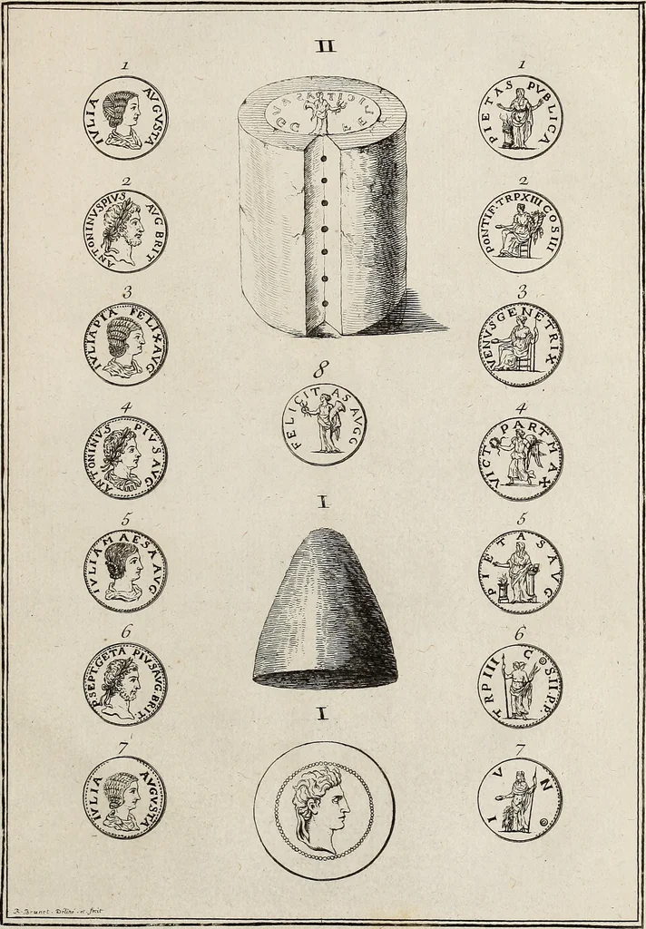 An illustration from Recueil d'antiquités égyptiennes, étrusques, greques et romaines, 1752, leaf 566