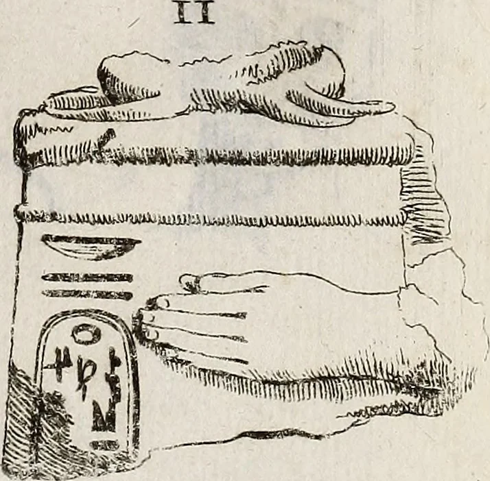 An illustration from Recueil d'antiquités égyptiennes, étrusques, greques et romaines, 1752, leaf 104