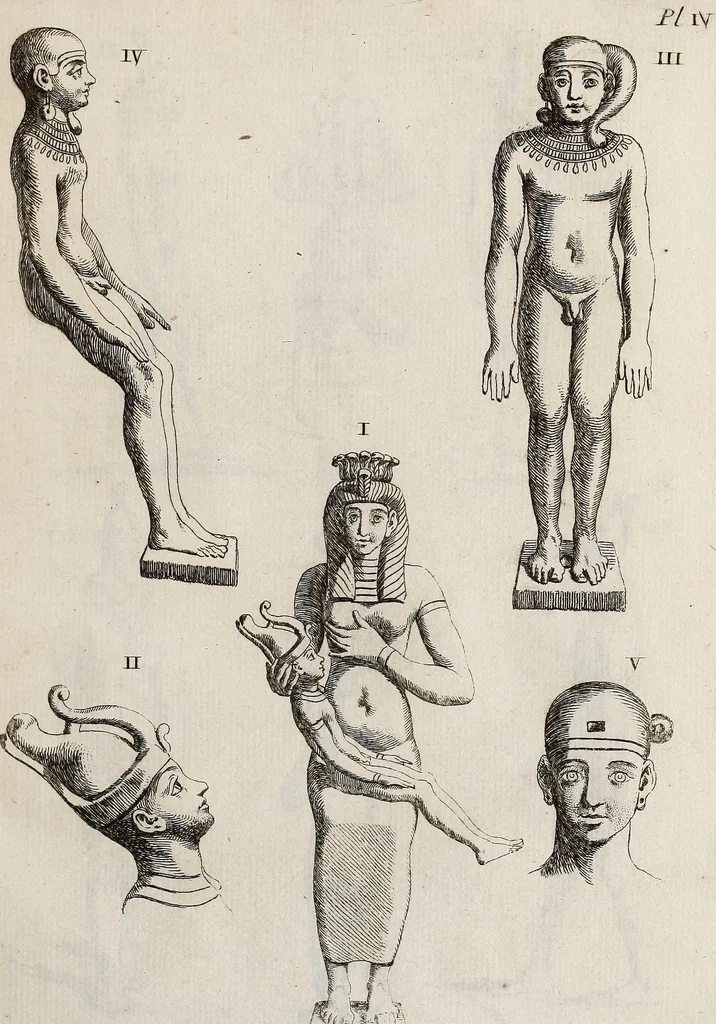 An illustration from Recueil d'antiquités égyptiennes, étrusques, greques et romaines, 1752, leaf 106