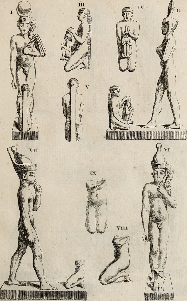 An illustration from Recueil d'antiquités égyptiennes, étrusques, greques et romaines, 1752, leaf 110