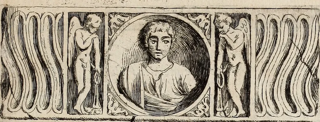 An illustration from Recueil d'antiquités égyptiennes, étrusques, greques et romaines, 1752, leaf 12