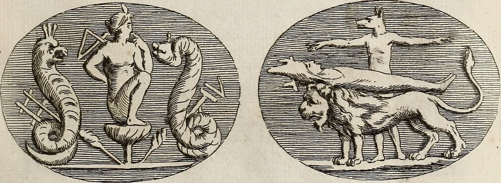 An illustration from Recueil d'antiquités égyptiennes, étrusques, greques et romaines, 1752, leaf 126