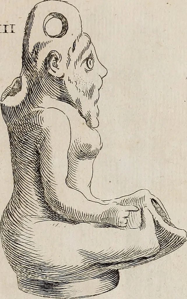 An illustration from Recueil d'antiquités égyptiennes, étrusques, greques et romaines, 1752, leaf 136