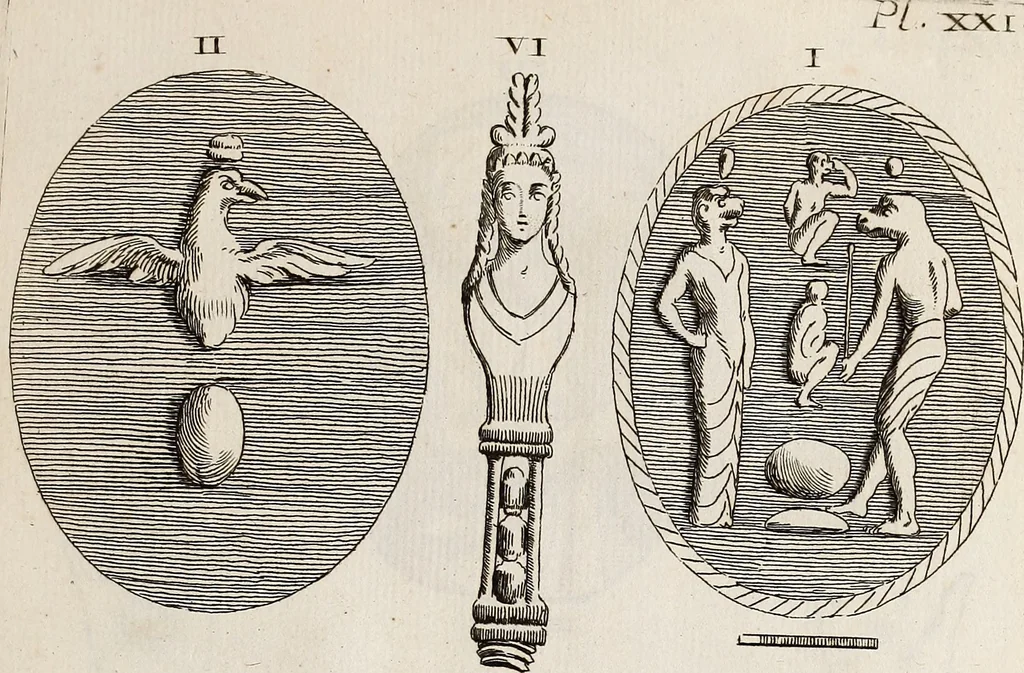 An illustration from Recueil d'antiquités égyptiennes, étrusques, greques et romaines, 1752, leaf 140