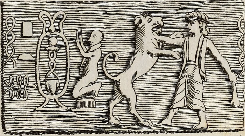 An illustration from Recueil d'antiquités égyptiennes, étrusques, greques et romaines, 1752, leaf 142