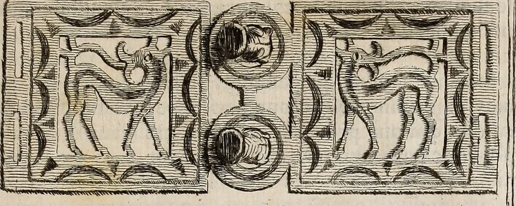 An illustration from Recueil d'antiquités égyptiennes, étrusques, greques et romaines, 1752, leaf 146