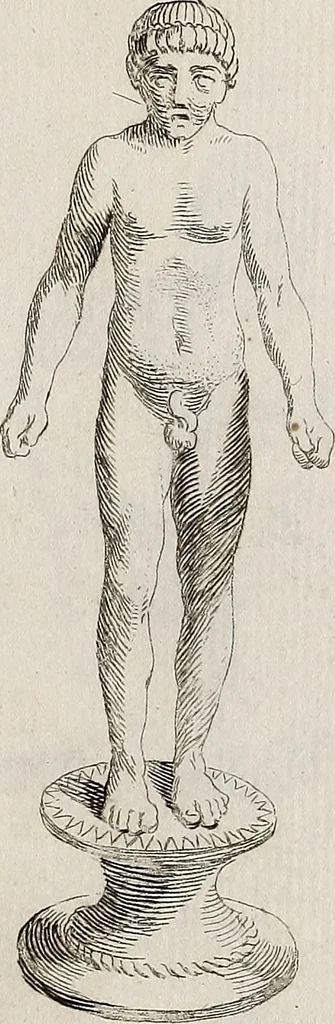 An illustration from Recueil d'antiquités égyptiennes, étrusques, greques et romaines, 1752, leaf 208