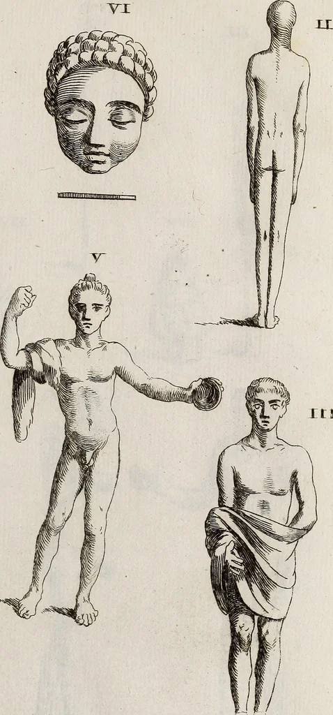 An illustration from Recueil d'antiquités égyptiennes, étrusques, greques et romaines, 1752, leaf 212