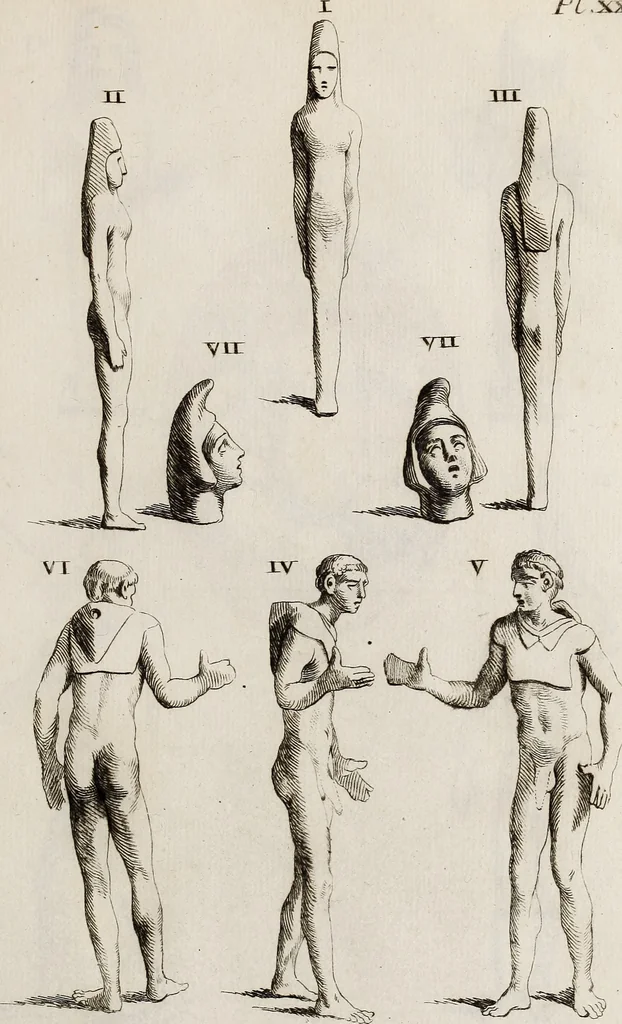 An illustration from Recueil d'antiquités égyptiennes, étrusques, greques et romaines, 1752, leaf 214