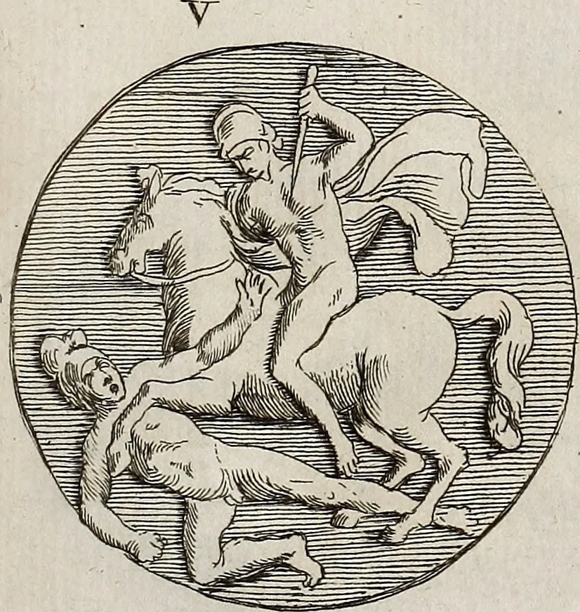 An illustration from Recueil d'antiquités égyptiennes, étrusques, greques et romaines, 1752, leaf 226