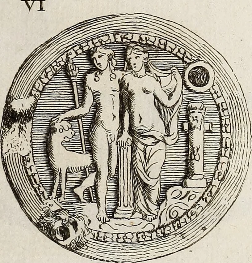 An illustration from Recueil d'antiquités égyptiennes, étrusques, greques et romaines, 1752, leaf 226