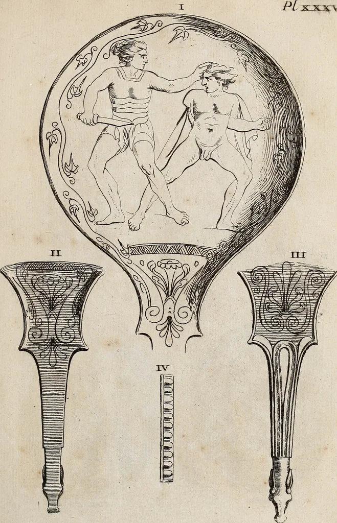 An illustration from Recueil d'antiquités égyptiennes, étrusques, greques et romaines, 1752, leaf 232