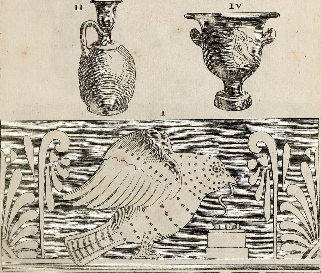 An illustration from Recueil d'antiquités égyptiennes, étrusques, greques et romaines, 1752, leaf 240