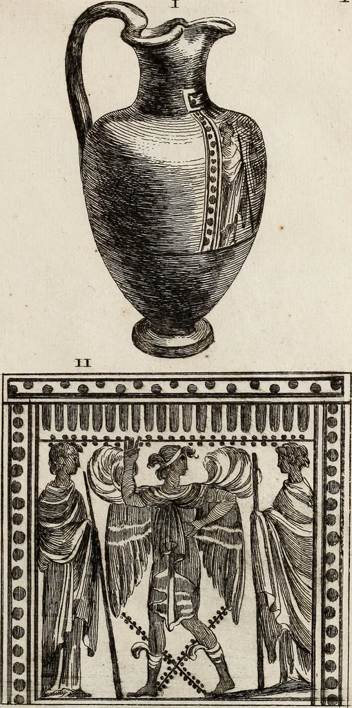 An illustration from Recueil d'antiquités égyptiennes, étrusques, greques et romaines, 1752, leaf 246