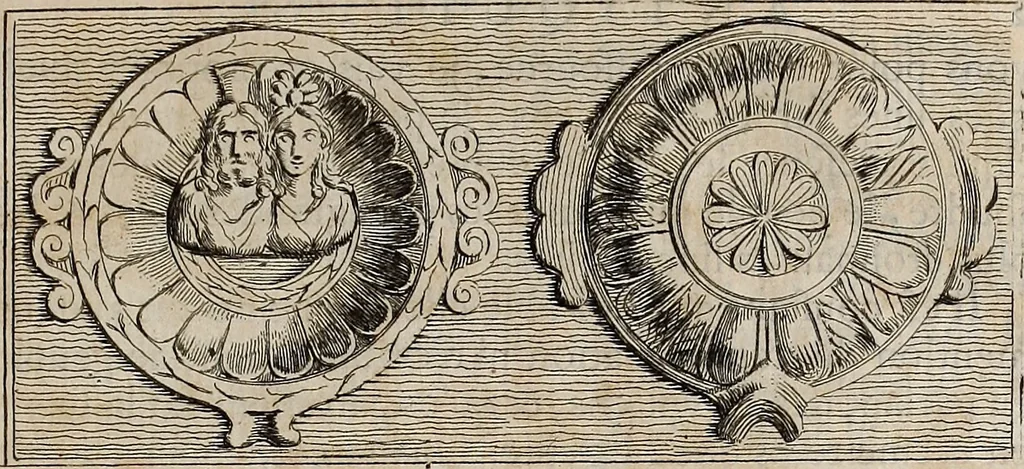 An illustration from Recueil d'antiquités égyptiennes, étrusques, greques et romaines, 1752, leaf 28