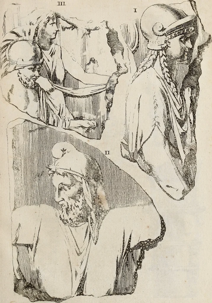 An illustration from Recueil d'antiquités égyptiennes, étrusques, greques et romaines, 1752, leaf 304