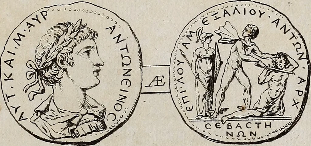 An illustration from Recueil d'antiquités égyptiennes, étrusques, greques et romaines, 1752, leaf 310