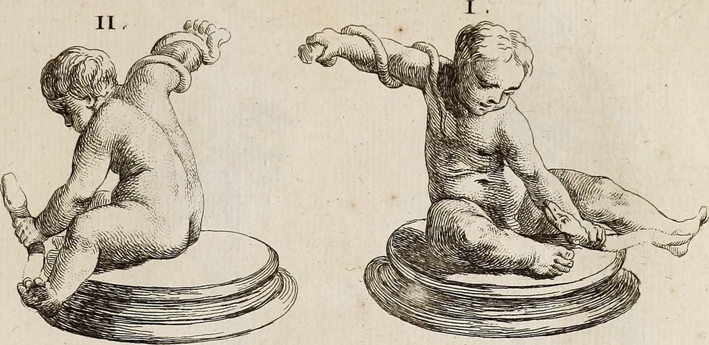 An illustration from Recueil d'antiquités égyptiennes, étrusques, greques et romaines, 1752, leaf 508