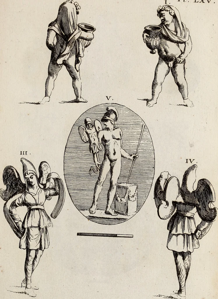 An illustration from Recueil d'antiquités égyptiennes, étrusques, greques et romaines, 1752, leaf 510