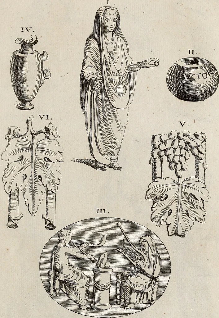 An illustration from Recueil d'antiquités égyptiennes, étrusques, greques et romaines, 1752, leaf 512