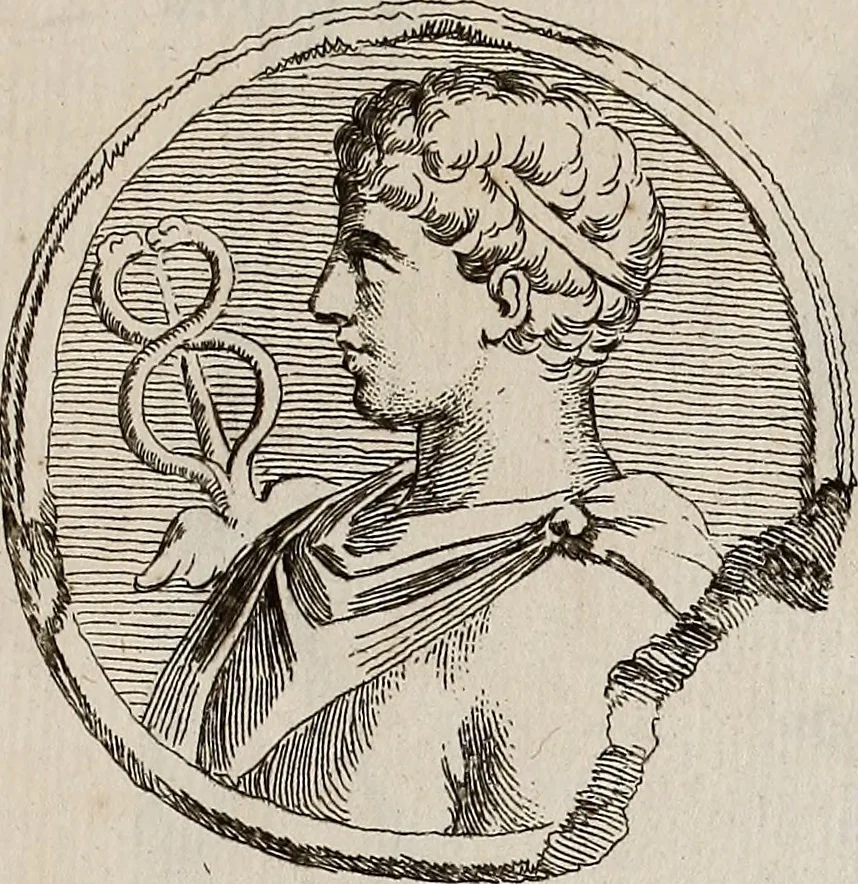 An illustration from Recueil d'antiquités égyptiennes, étrusques, greques et romaines, 1752, leaf 544